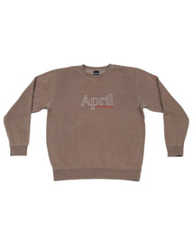 April Og Stickerei Crew Sweatshirt