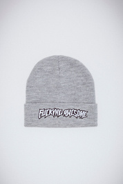 Fucking Awesome Stamp Cuff Beanie (Grey)