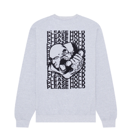 crewneck Hockey - Bitte halten Crewneck (Grau)