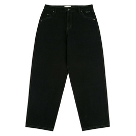 dime Classic Baggy Denim Schwarz Gewaschene Hose