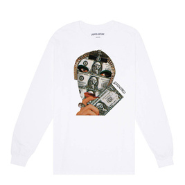 fucking Awesome - Geld Gesicht L/S Tee (Weiß)