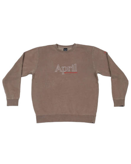 April Og Stickerei Crew Sweatshirt