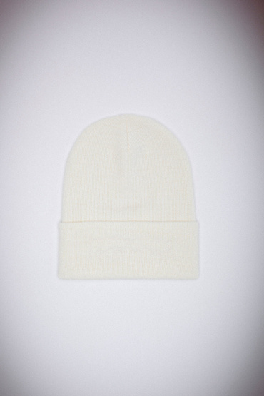 Fucking Awesome Drip Embroidered  Beanie (Natural)