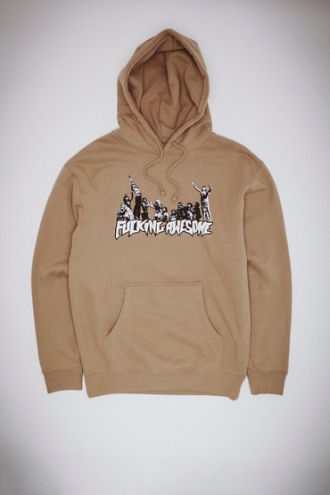 Fucking Awesome Hug The Earth Hoodie (Army Green)