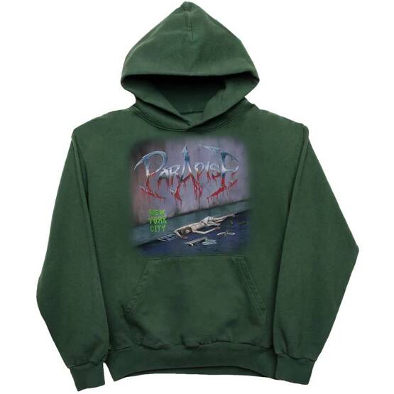 Paradise - Obituary Hoodie (Green)