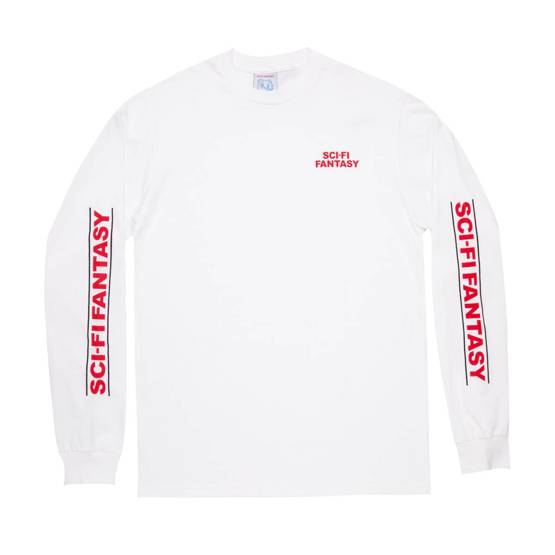 Sci-Fi Fatasy Logo L/S Longsleeve Weiß