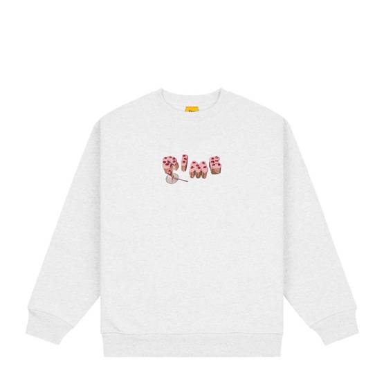 dime Cake Sweatshirt mit Rundhalsausschnitt (Ash)