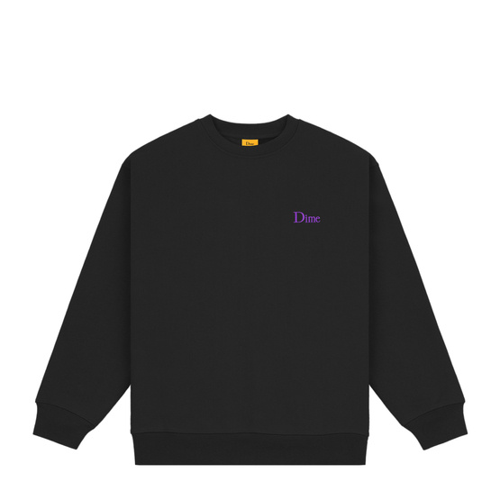 dime Classic Small Logo Crewneck Sweatshirt schwarz