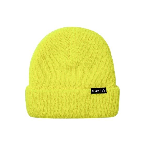 huf USUAL BEANIE hot lime Hut