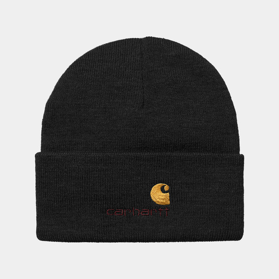 carhartt WIP American Script Beanie (Schwarz)