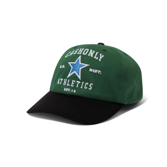 Cash Only Athletics 6 Panel Cap forest / black