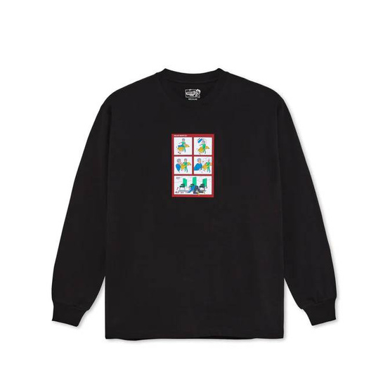 polar Safety on Boards LS Longsleeve schwarz