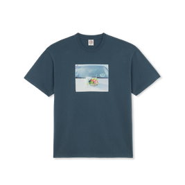 Polar Dead Flowers tee grey blue