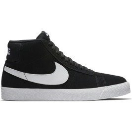  nike sb zoom blazer mid schwarz/weiss-weiss schuhe