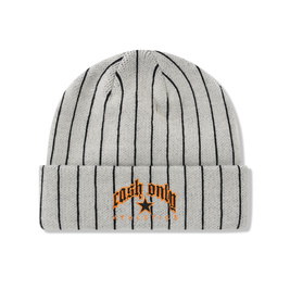 Cash Only Pinstripe Beanie (Grey)