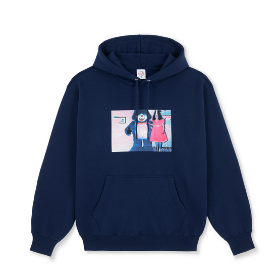 Polar Dave hoodie pink dress blue