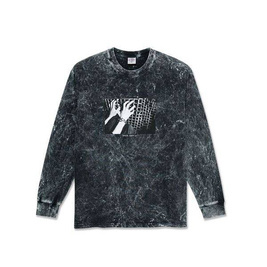 Polar Skate Co. Acid LS Tee | Caged Hands  (Black)