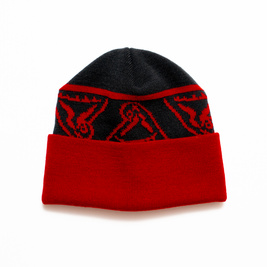 Youth Skateboards PAKT Grime Beanie (Black/Red)