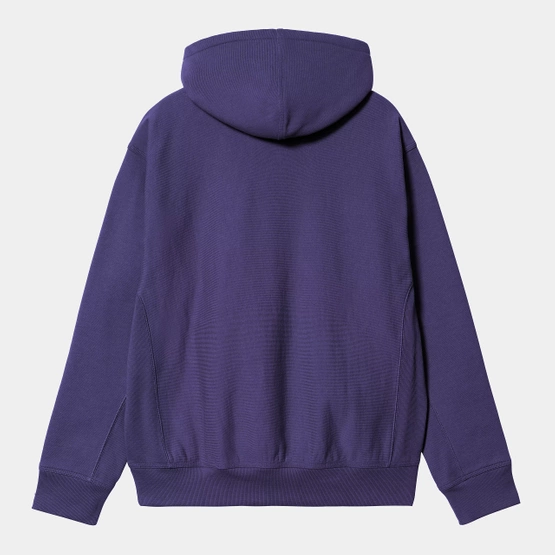 Carhartt WIP Hooded American Script Sweatshirt (Aura)