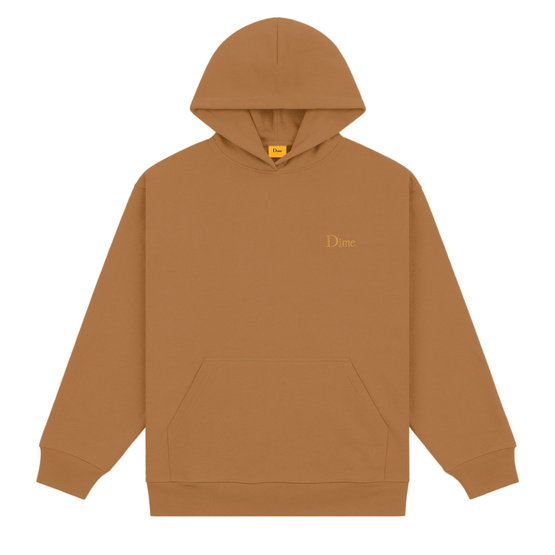 dime Classic Small Logo Hoodie cappuccino