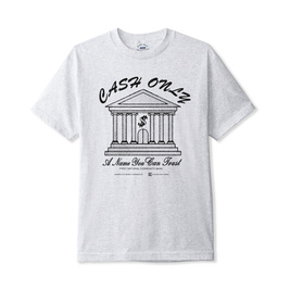 Cash Only Bank Tee ash