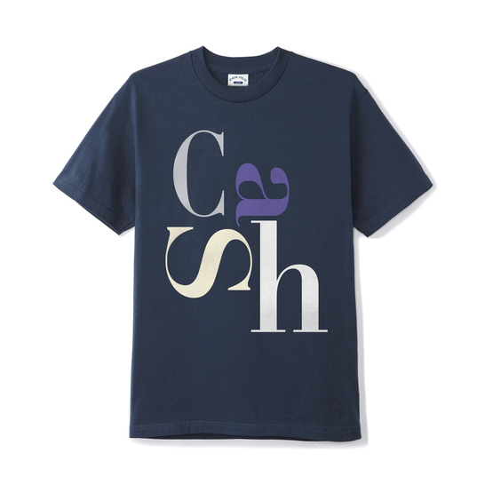 cash Only Big Letter Tee (Marineblau)