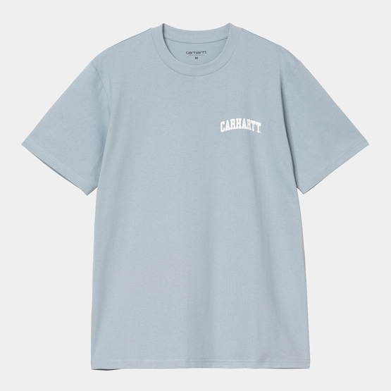 Carhartt WIP S/S University T-Shirt (Dusty Ice / White)