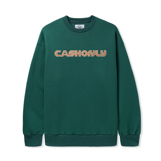 cash Only Hold It Down Sweatshirt mit Rundhalsausschnitt (Grün)