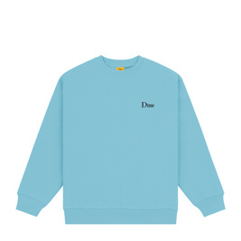 Dime Classic small logo crewneck ocean blue