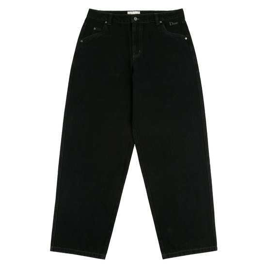 dime Classic Baggy Denim Schwarz Gewaschene Hose