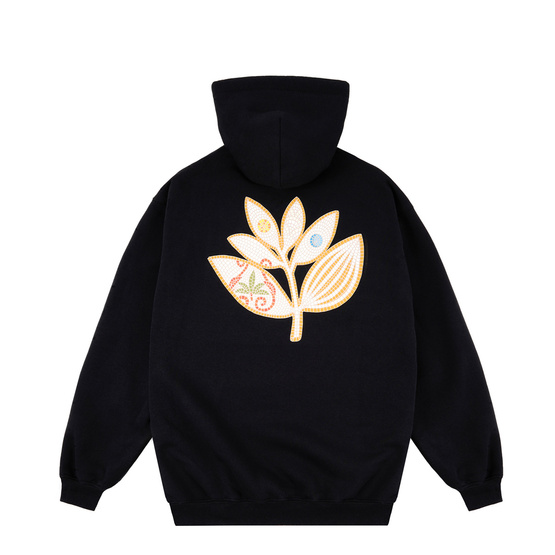 Magenta Mosaic hoodie black