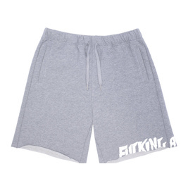 fucking Awesome - Abgeschnittene Sweat-Shorts (Grau)