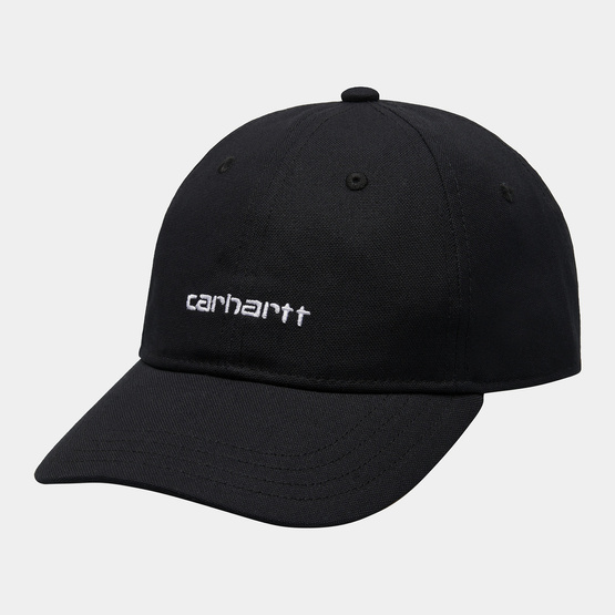 carhartt WIP Canvas Script Cap (Schwarz) 