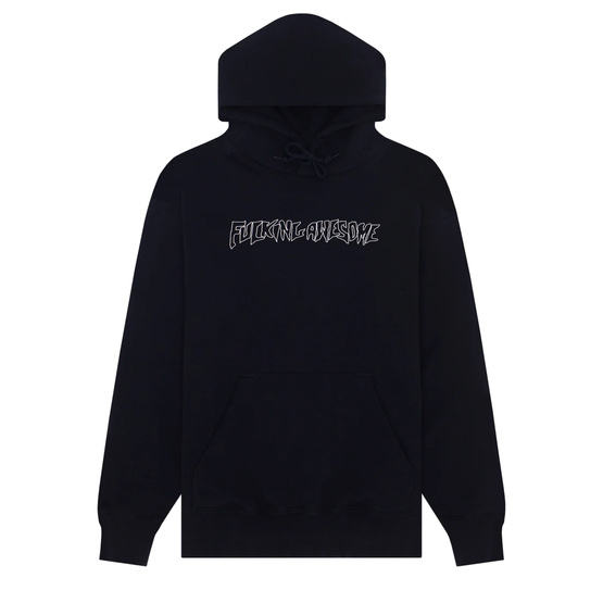 Fucking Awesome - Outline Stamp Hoodie (Black)