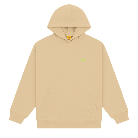 dime Classic Small Logo Hoodie sand