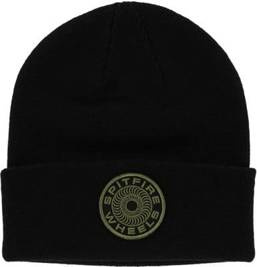 spitfire Classic 87' Swirl Patch Beanie (Schwarz)