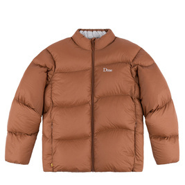 dime midweight wave pufferjacke burnt orange