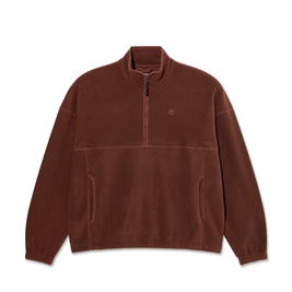 Polar Ivan half zip sweater wine