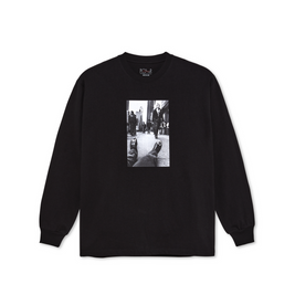 polar Longsleeve Happy Sad LS schwarz