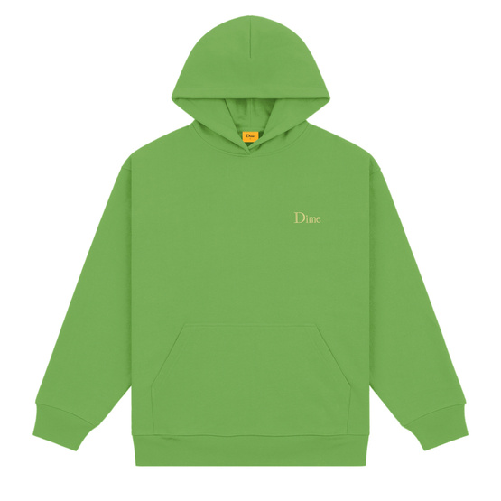  Dime classic small logo hoodie Kelly green