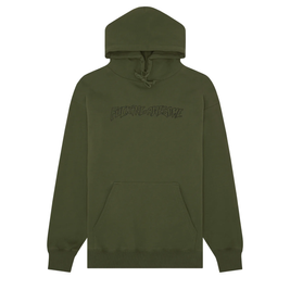 Fucking Awesome - Outline Stamp Hoodie (Olive)