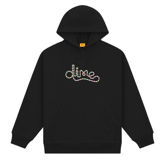 dime Classic encino chenille hoodie schwarz