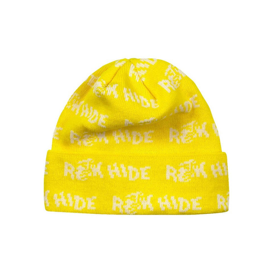 raw Hide Beanie Kleine Logo-Mütze (Gelb)