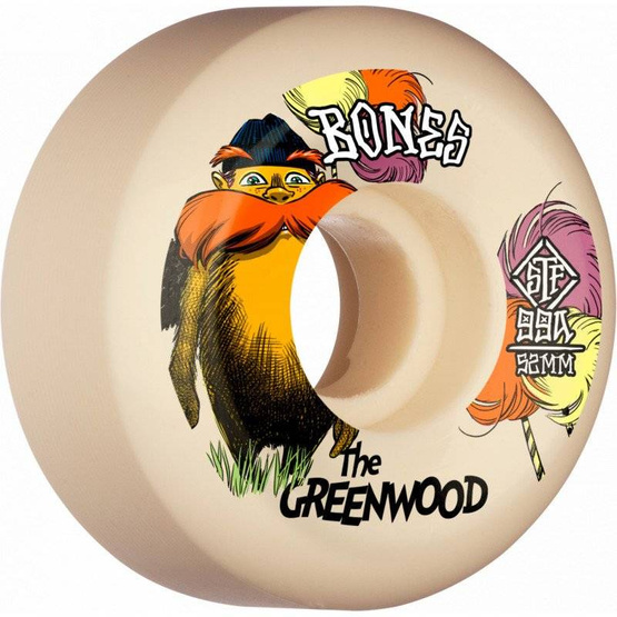 bones The Greenwood 52 V5 Sidecut Bones Street Laufräder