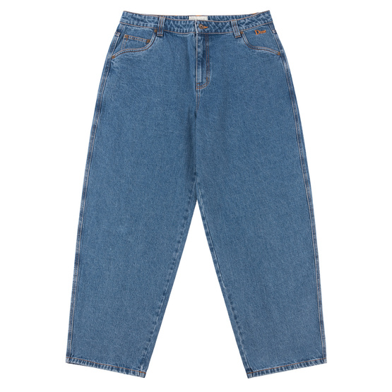 dime Classic Baggy Denim Indigo gewaschene Hose