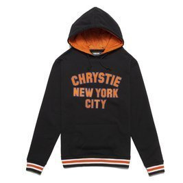 chrystie NYC Sweatshirt - Varsity Logo Hoodie schwarz