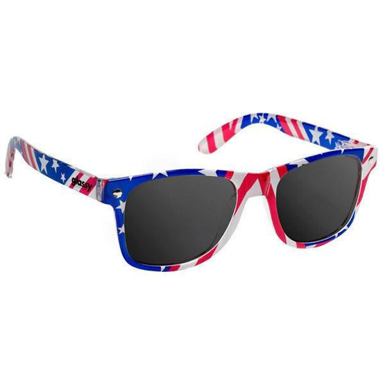 glassy leonard flag glasses