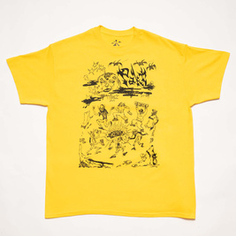 Youth Skateboards Moonshine T-Shirt (Yellow)