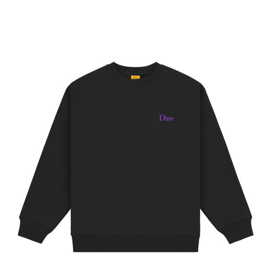 dime Classic Small Logo Crewneck Sweatshirt schwarz