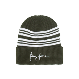 fucking Awesome - Cursive Waffelmanschette Beanie (Grün)